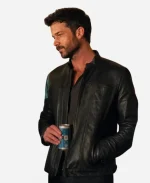 Yancy Grey Ransom Canyon Season 02 Jack Schumacher Black Leather Jacket