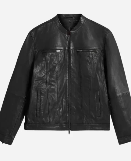 Yancy Grey Ransom Canyon S02 Jack Schumacher Black Leather Jacket