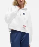  lululemon Dallas Cowboys Oversized Half Zip Hooded Jacket