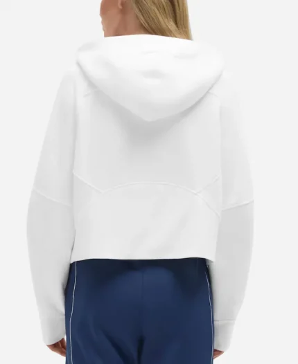 lululemon Cowboys Half Zip White Hooded Jacket