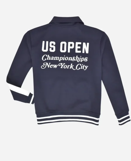 US Open Tennis Tournament Navy Varsity Jacket