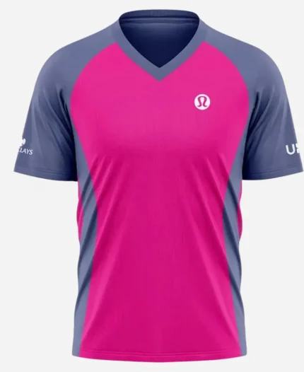 Frances Tiafoe 2026 US Open Tennis Pink T-Shirt