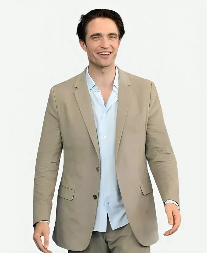 83rd Venice International Festival Robert Pattinson Blazer in Beige 83rd Venice International Festival Robert Pattinson Blazer