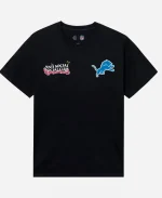 AntiSocialSocialClub x NFL Detroit Lions Blossom Black T-Shirt