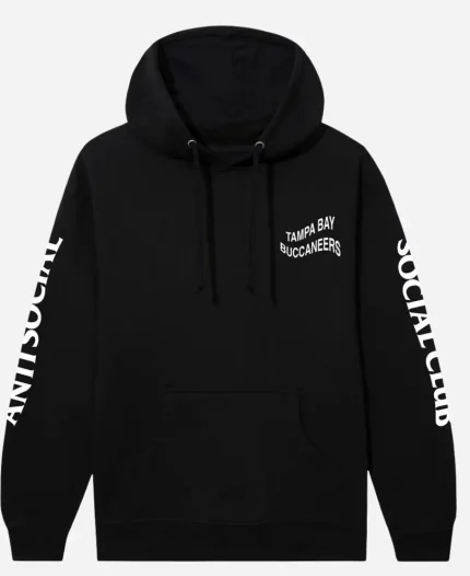 AntiSocialSocialClub x Tampa Bay Buccaneers Blossom Black Hoodie 