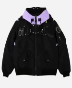 AVIREX x RADIO EVA MA-1 Flight Zip-Up Navy Blue Hooded Jacket
