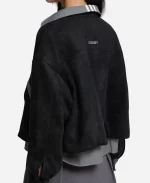 Adidas Originals 3S Deluxe W Suede Leather Zip Up Jacket