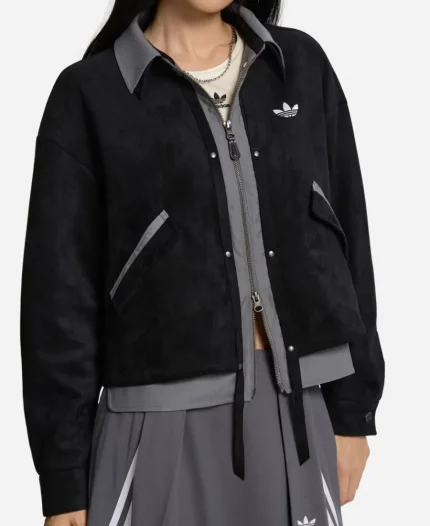 Adidas 3S Deluxe W Black Jacket