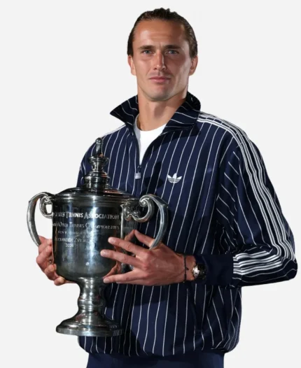 Adidas Alexander Zverev NYC Final Winner Navy Blue Track Jacket
