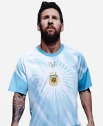 Adidas Argentina Messi Farewell Pre-Match Blue Jersey