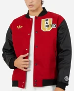 Adidas Manchester United FC 2026 Red Varsity Jacket