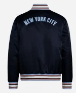 2026 Adidas NYC Coaches Navy Blue Satin Jacket