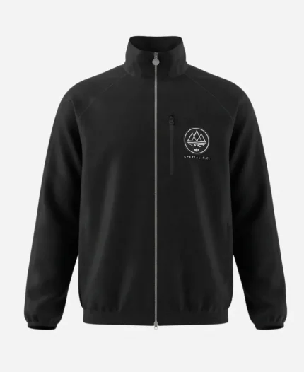 Adidas SPZL FC Barcelona AW 2026 Collection Black Full-Zip Track Jacket