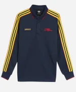 Adidas SPZL x Arsenal F.C. 2026 Long-Sleeve Navy Blue Polo Shirt