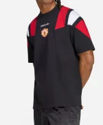 Manchester United x adidas EQT T-Shirt in Black