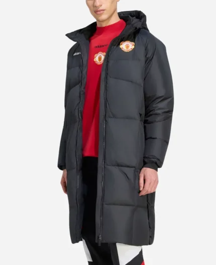 Manchester United x Adidas EQT Down Black Coat 