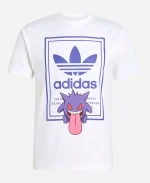 Pokémon x Adidas Gengar 8-Ball T-Shirt In White