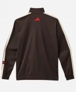 Adidas x Tim Hortons Brown Tricot Full-Zip Track Jacket