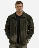 Alan Ritchson Reacher S04 Olive Green Jacket