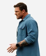 Alan Ritchson The Runner Blue Jacket