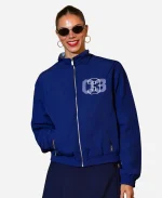 Alysha Clark Blue Track Jacket