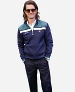 Andrew Garfield US Open 2026 Ellesse Vignola Blue Track Jacket