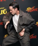 Andrew Koji Street Fighter 2026 Event Brown Bomber Jacket