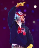 BTS J-Hope AWGE SS26 Purple Hooded Jacket