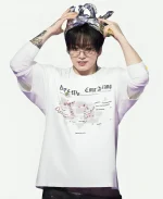 BTS Jungkook Birthday Graphic T-Shirt in White