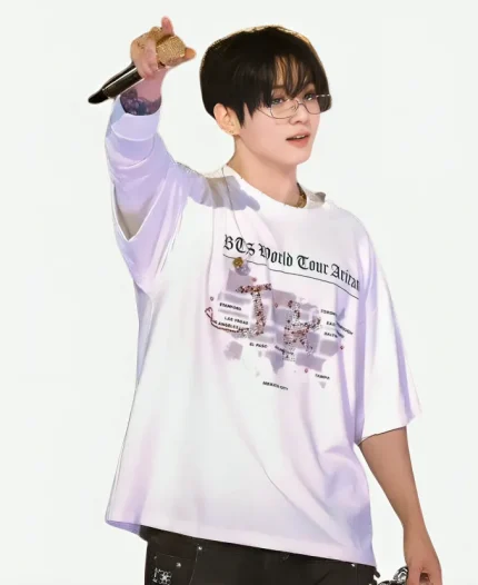 Jungkook Birthday White T-Shirt