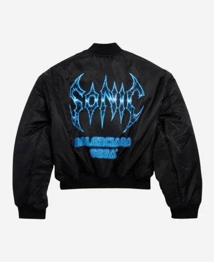 Sega Sonic The Hedgehog Varsity Jacket