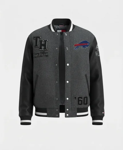 Buffalo Bills 2026 Tommy Hilfiger Gunner Varsity Jacket