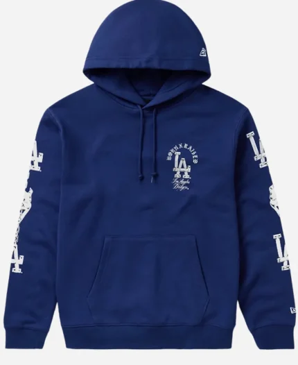 Born x Raised LA Dodgers Royal Chain Hoodie