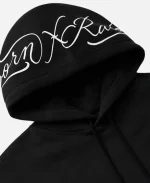 Born x Raised Los Angeles Dodgers Fine Line Black Hoodie