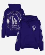 Born x Raised Los Angeles Dodgers Royal Blue Chain Hoodie