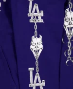 Born x Raised Los Angeles Dodgers 2026 Royal Blue Chain Hoodie