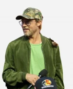 Brad Pitt NASCAR Cup Series Suede Bomber Jacket