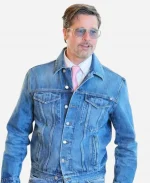 Brad Pitt Sebastián International Festival Denim Jacket