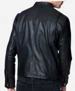 Brett Goldstein Ted Lasso Season 04 Roy Kent Black Leather Racer Jacket