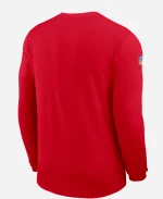 Buffalo Bills Sideline Coach Red Long-Sleeve T-shirt