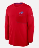 Buffalo Bills 2026 Sideline Coach Red Long-Sleeve T-shirt