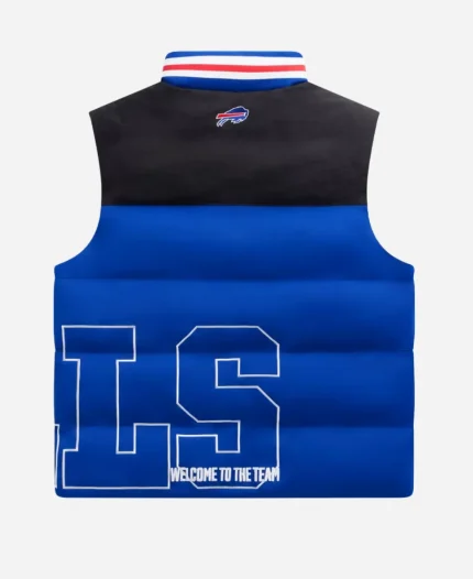 Buffalo Bills Team Royal Blue Puffer Vest