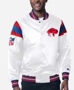 Buffalo Bills 2026 Throwback Starter Satin Varsity Jacket