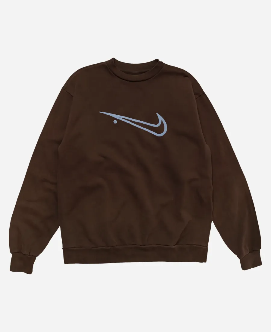 CJ x Nike Reverse Swoosh Sweatshirt CJ x Nike Reverse Swoosh Crewneck Sweatshirt