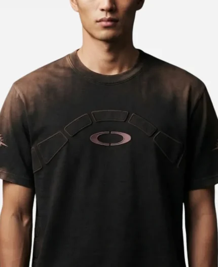 CJ x Oakley Catalyst Brown Logo T-Shirt