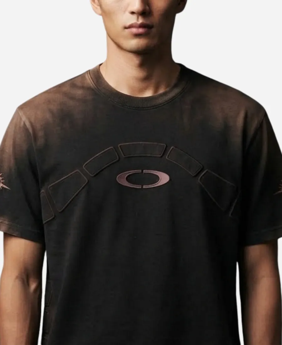 CJ x Oakley Catalyst Logo T-Shirt CJ x Oakley Catalyst Brown Logo T-Shirt