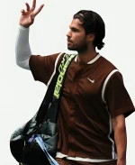 Cactus Jack US Open 2026 Tennis Carlos Alcaraz Brown Shirt