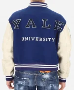 Calvin Klein Yale University Blue Varsity Jacket