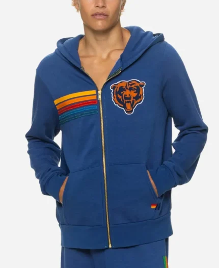 Chicago Bears Aviator Nation Full-Zip Hoodie