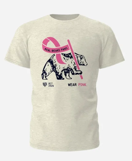 Real Bears Fans Wear Pink T-Shirt